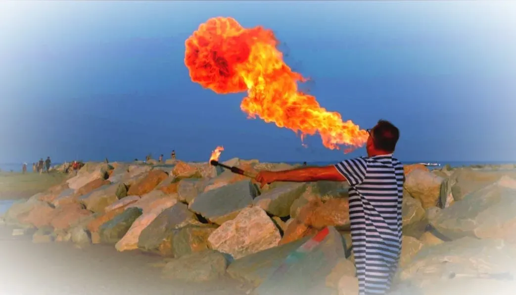Spettacolo con il fuoco